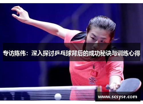 专访陈伟：深入探讨乒乓球背后的成功秘诀与训练心得